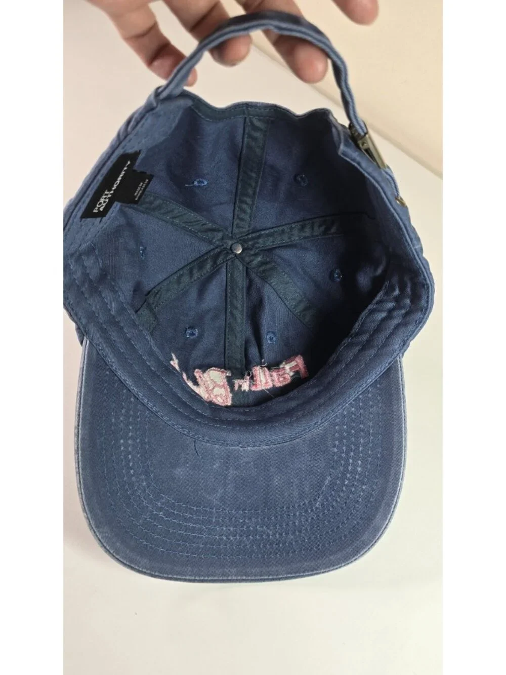 “HOKA Fall in Blush Embroidered Port Authority Adjustable Hat Cap Promo Running”